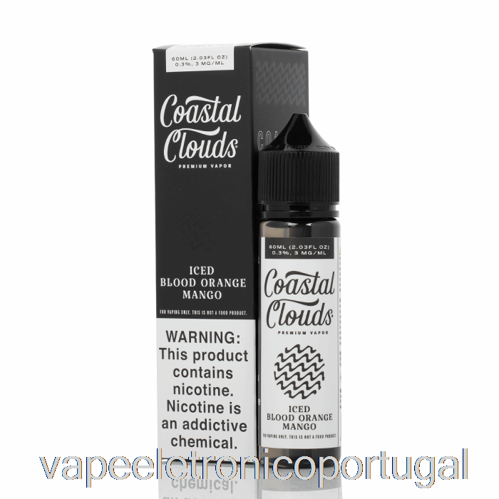 Vape Eletronico Manga Laranja De Sangue Gelada - Nuvens Costeiras Co. - 60ml 3mg